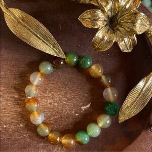 💎PEACOCK AGATE STONE IN 10MM